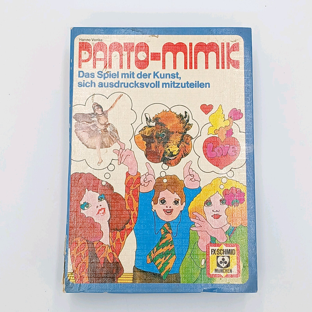 Vintage 1973 Panto-Mimik Pantomimik German‎ Card Dice Game FX Schmid New